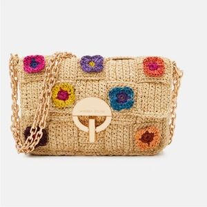 Vanessa Bruno nano moon raffia bag